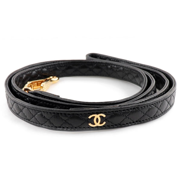 極美品✨CHANEL シャネル ホワイトレザー チェーン ドックリード 首輪 極美品✨CHANEL シャネル ホワイトレザー チェーン ドックリード