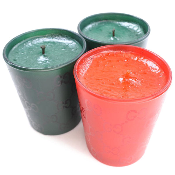GUCCI】グッチ アロマキャンドル その他雑貨 三点セット レッド aroma