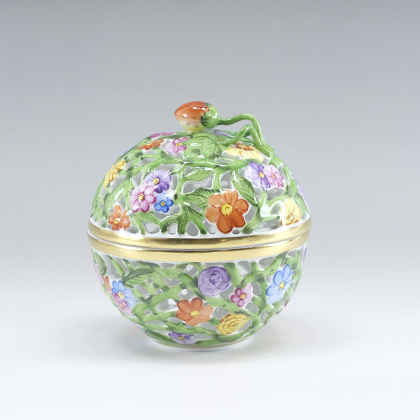 HEREND】ヘレンド ファンタジー 透かしボンボン入れ 食器 6213/C