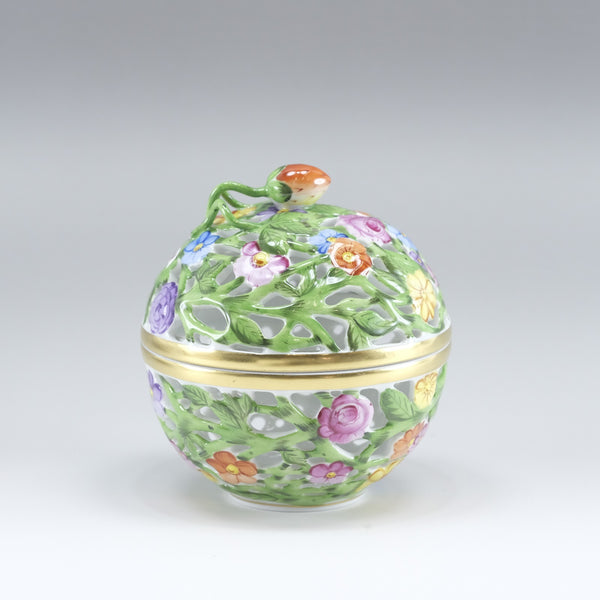 HEREND】ヘレンド ファンタジー 透かしボンボン入れ 食器 6213/C
