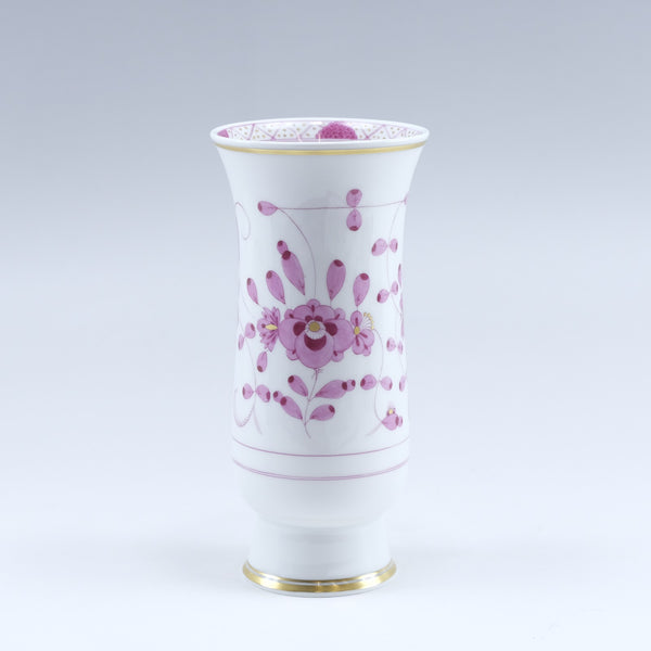 マイセン花瓶 Meissen】マイセン インドの華リッチ ピンク 花瓶 343410/50071