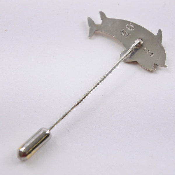 ジョージジェンセン ヴィンテージ イルカ ブローチ 希少な北欧