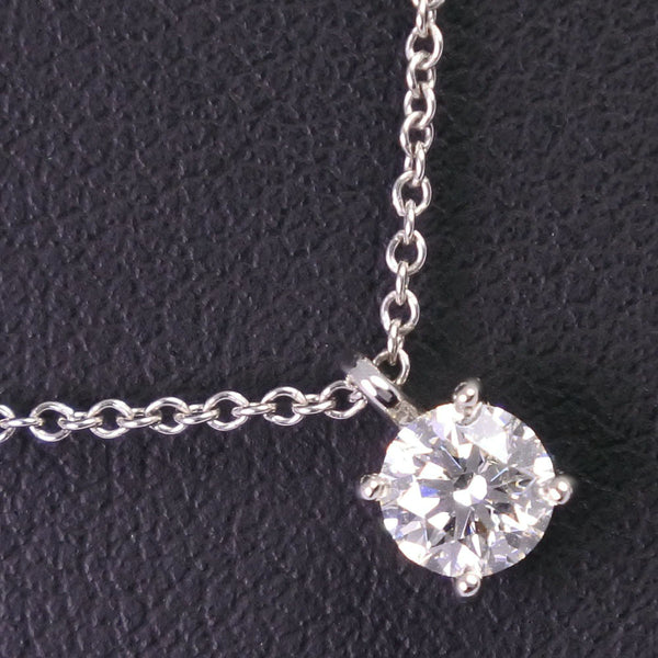 Tiffany プラチナ ダイヤ ソリティアネックレス0.21ct Tiffany プラチナ ダイヤ ソリティアネックレス0.21ct