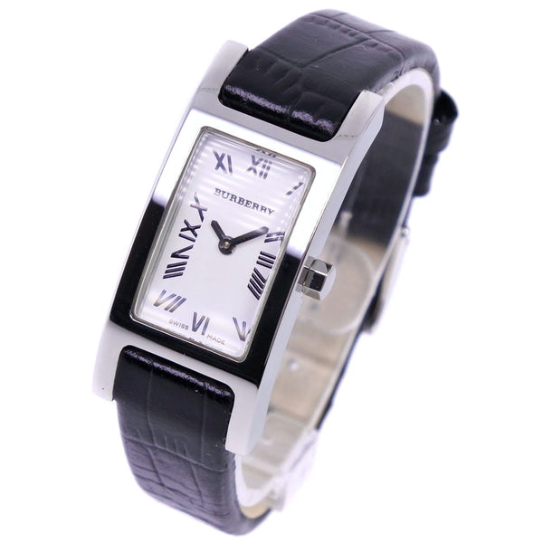 Burberry] Burberry 14000L watch Stainless steel x leather black