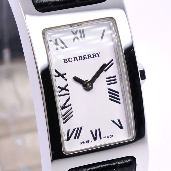 Burberry] Burberry 14000L watch Stainless steel x leather black