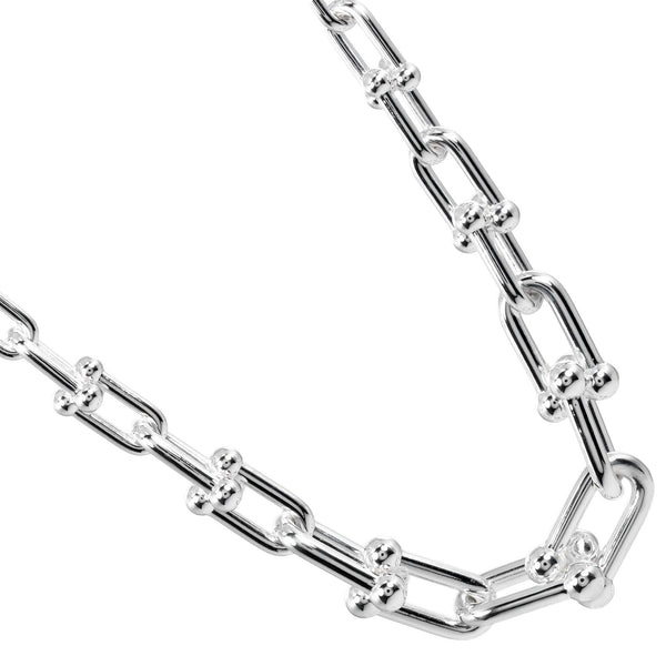 SILVER925 HARDWARE NECKLACE/シルバー/ネックレス TIFFANY&Co.】ティファニー ハードウェア グラジュエイテッドリンク