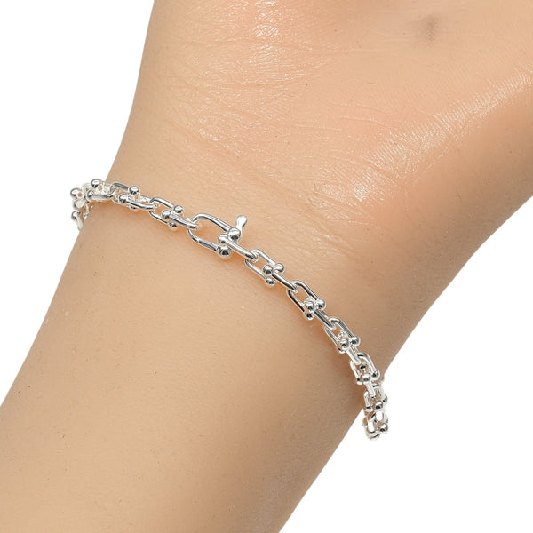 TIFFANY&Co.】ティファニー ハードウェア マイクロリンク ブレスレット