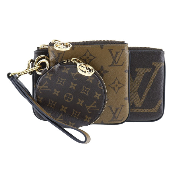 Louis Vuitton] Louis Vuitton Pochette Trio Pouch Giant Reverse