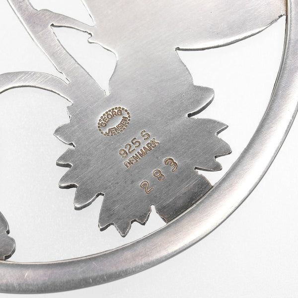 ジョージジェンセン 283 ブローチ 蝶と花 アーノマリノウスキー Georg Jensen】ジョージジェンセン 238 マリノフスキー バタフライ