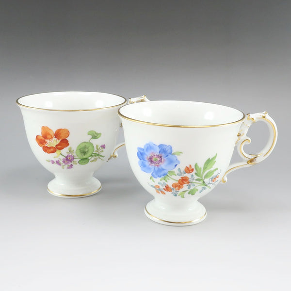Meissen】マイセン ベーシックフラワー 二つ花 食器 040110/09562