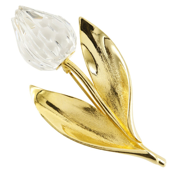 SWAROVSKI】スワロフスキー チューリップ ブローチ – NISHIKINO