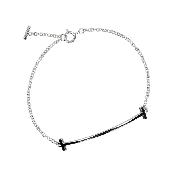TIFFANY&Co.】ティファニー Tスマイル ブレスレット 腕周り15.5cm