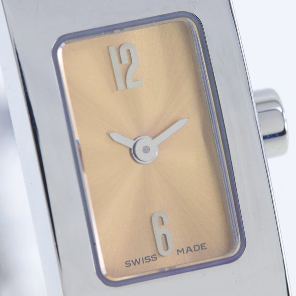 【FENDI】フェンディ, 腕時計, 3300L ステンレススチール クオーツ アナログ表示 オレンジ文字盤 レディース