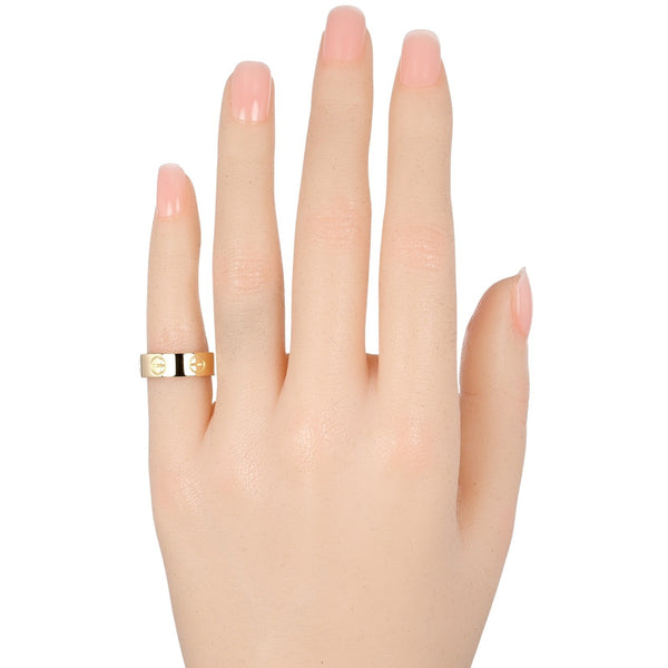Cartier　ラブリング＃6号 CARTIER】カルティエ ラブ 5号 リング・指輪 K18イエローゴールド 約