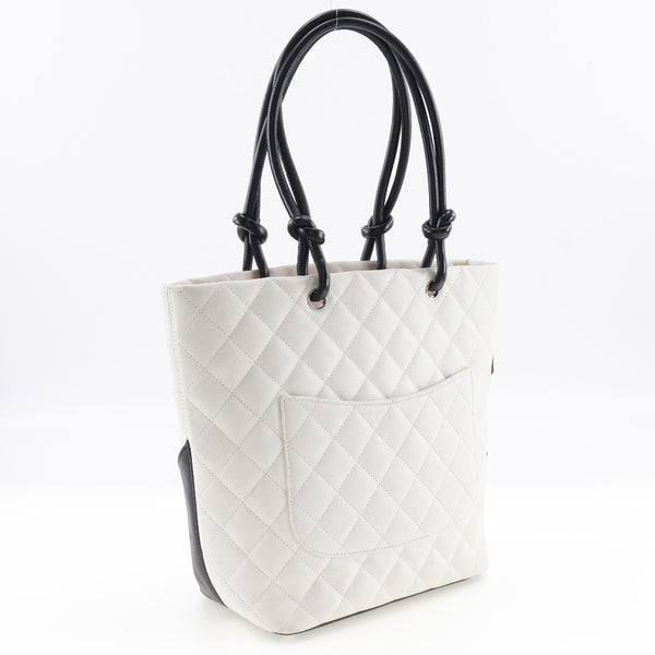 CHANEL】シャネル カンボンライントート トートバッグ カーフ 手提げ