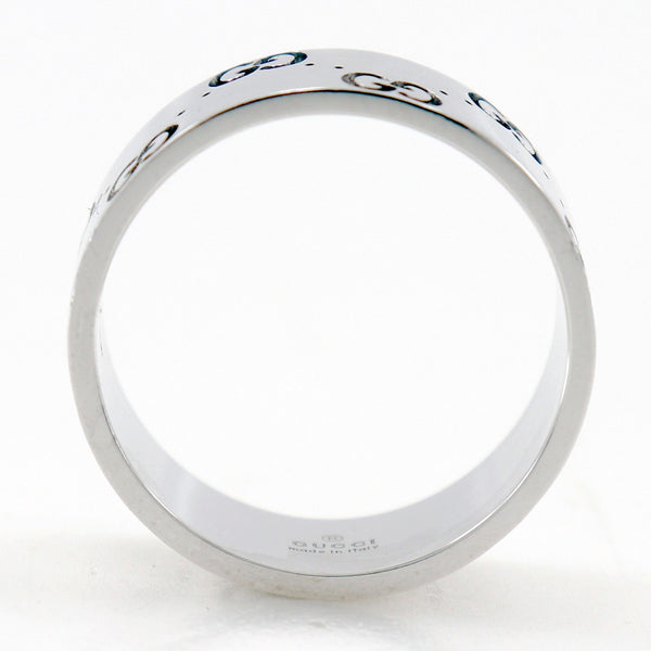 美品‼️GUCCI 指輪　ロゴワイドリング　17号 GUCCI】グッチ アイコン ワイド リング・指輪 17号 – NISHIKINO