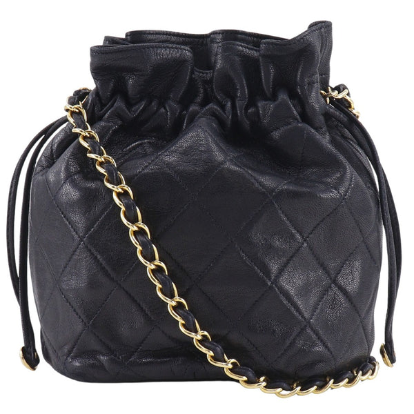 【値下げ】シャネル　ショルダーバッグ　巾着バッグ　ヴィンテージ　レア　CHANEL ヴィンテージ・中古】シャネル CHANEL ショルダーバッグ ｷｬﾋﾞｱｽｷﾝ巾着