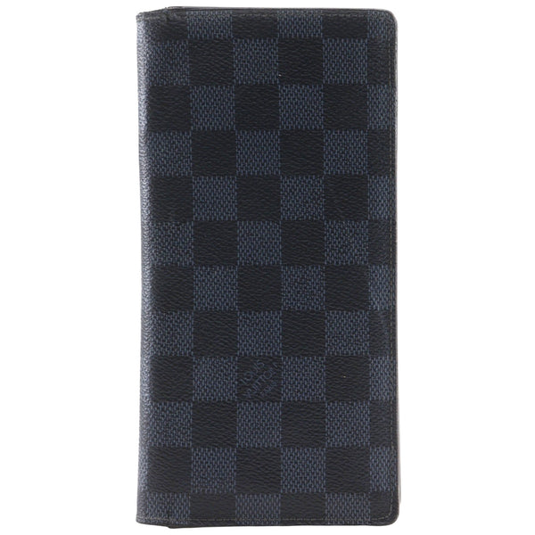 格安　ルイヴィトン　ポルトフォイユブラザ　黒×青　希少品 LOUIS VUITTON】ルイ・ヴィトン ポルトフォイユ・ブラザ 長財布 N62665