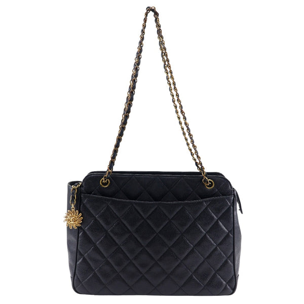 CHANEL] Chanel Chain shoulder shoulder bag Caviar Skin Black Shoulder –  KYOTO NISHIKINO