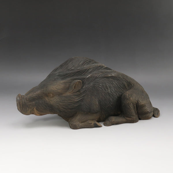 三坊刻 銘 木彫 猪 置物 木工・竹工芸 骨董品 – NISHIKINO VINTAGE KYOTO