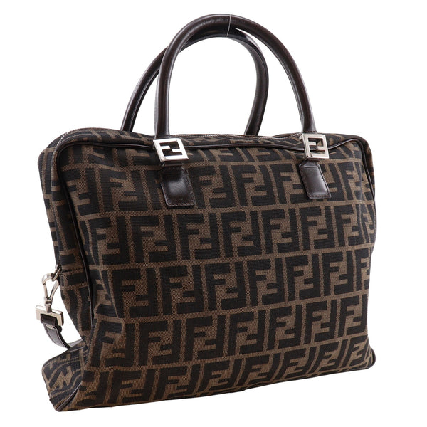 FENDI ズッカ　PCケース　ビジネスバッグ　ハンドバッグ　ロゴ FENDI】フェンディ ズッカ ビジネスバッグ – NISHIKINO VINTAGE KYOTO