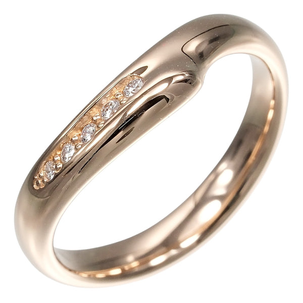 TIFFANY&Co.】ティファニー オープンハート バンド リング・指輪 7号