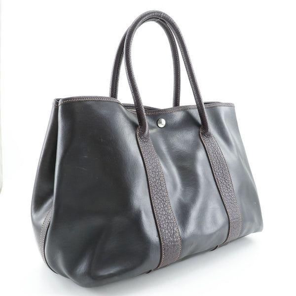 HERMES トートバッグ ハンドバッグ ガーデンパーティ PM アマゾニア HERMES】エルメス ガーデンパーティPM トートバッグ アマゾニア 茶