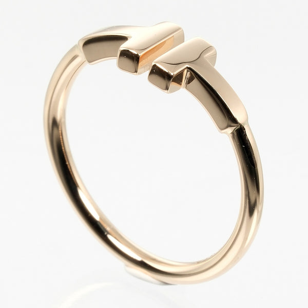 TIFFANY&Co.】ティファニー Tワイヤー 11号 リング・指輪 K18ピンク