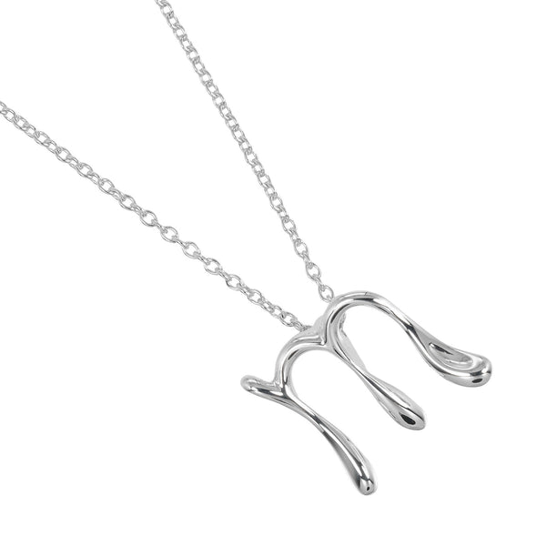 TIFFANY&Co.】ティファニー レターm イニシャルm ネックレス