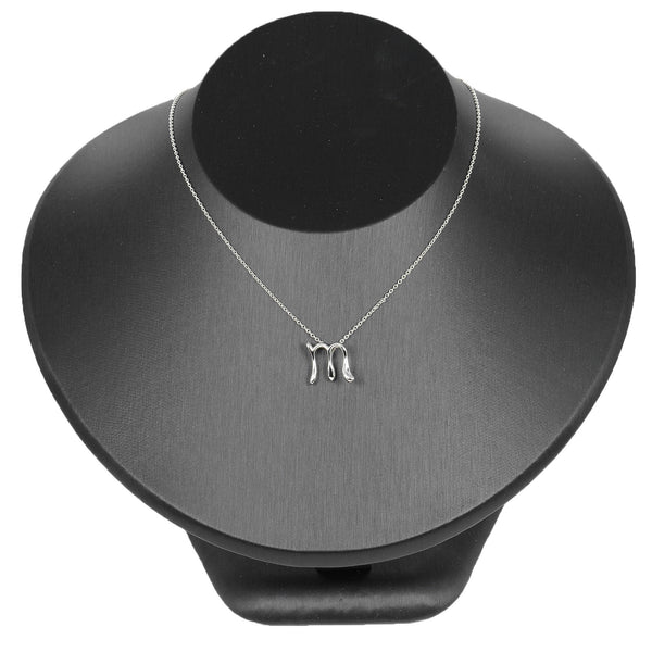 TIFFANY&Co.】ティファニー レターm イニシャルm ネックレス
