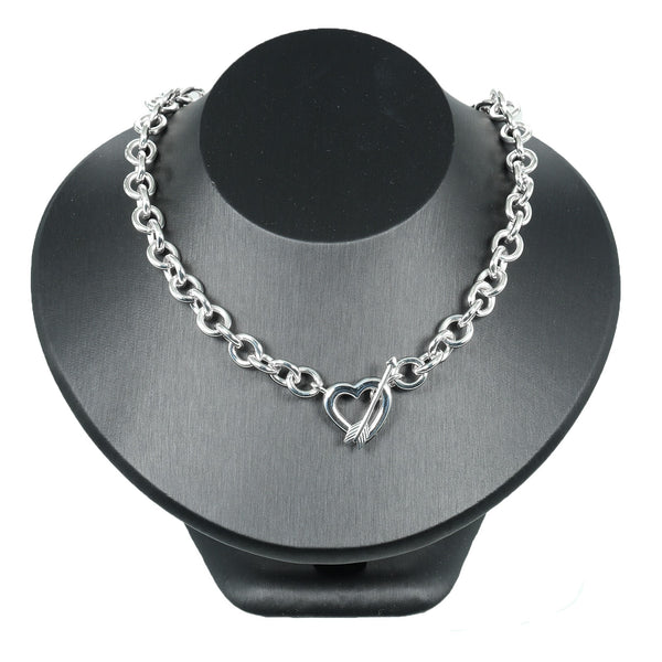 TIFFANY&Co.】ティファニー ハートアロー トグルチェーン ネックレス