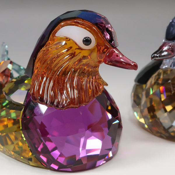SWAROVSKI】スワロフスキー マンダリンダック ( オシドリ ) トパーズ