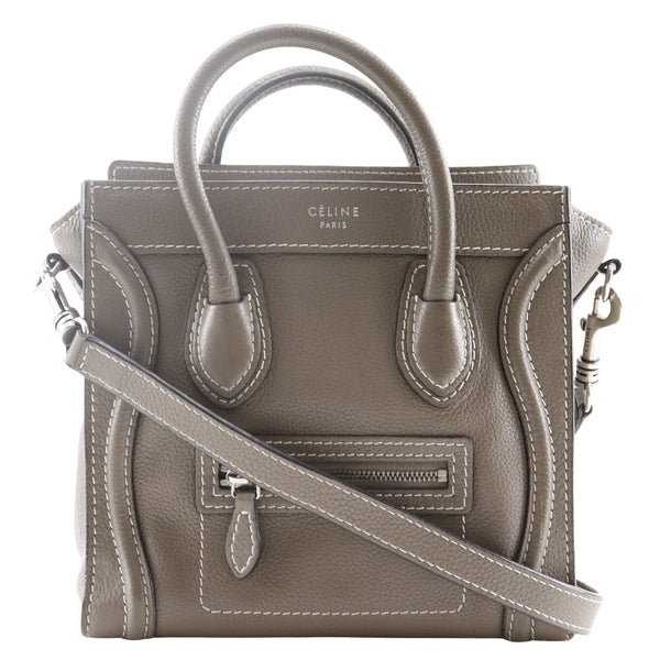 CELINE】セリーヌ ラゲージナノ ハンドバッグ 2WAYショルダー カーフ