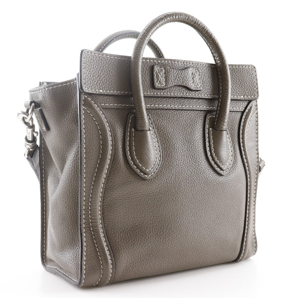 CELINE】セリーヌ ラゲージナノ ハンドバッグ 2WAYショルダー カーフ