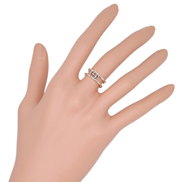 GUCCI】グッチ Gロゴリング 10号 リング・指輪 シルバー925 約2.0g G  