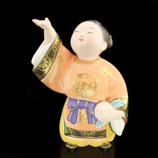 人形師 中村信喬 作 【 桃童子 】 置物 オブジェ – NISHIKINO VINTAGE