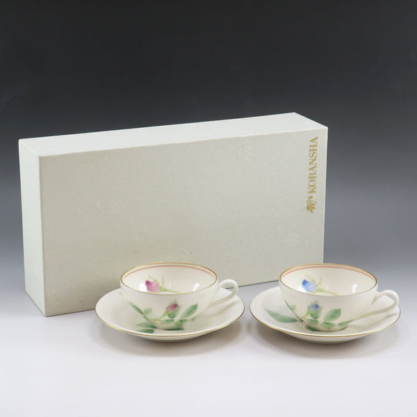 KORANSYA】香蘭社 カップ＆ソーサー 2客セット 食器 – NISHIKINO