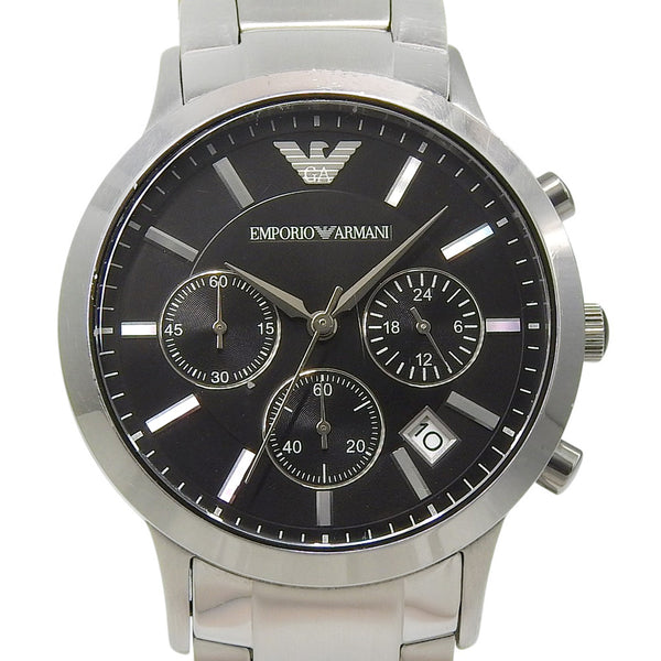 ARMANI】エンポリオ・アルマーニ クロノグラフ 腕時計 AR-2435