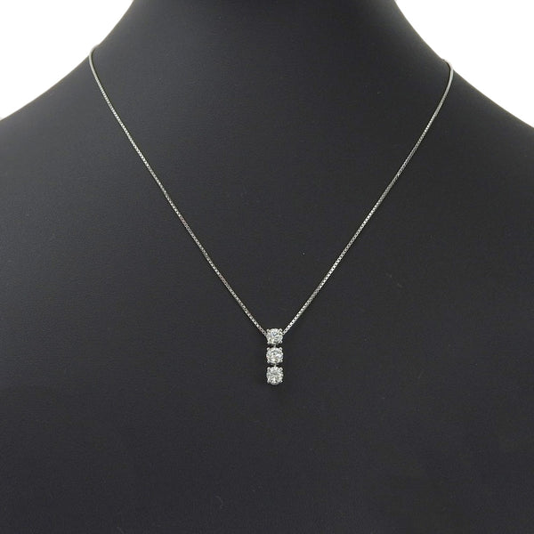ダイヤモンド　ネックレス　D0.21ct　Pt900/850　3.5g　プラチナ 3P diamond Necklace – NISHIKINO VINTAGE KYOTO