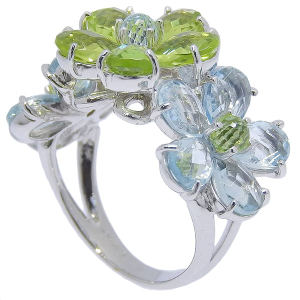 Ponte Vecchio ポンテヴェキオ　フラワー リング　#12 YG Ponte Vecchio】ポンテヴェキオ フラワー リング・指輪 12号