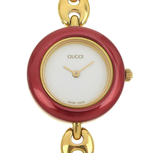 GUCCI】グッチ チェンジベゼル 腕時計 11/12.2 クオーツ – NISHIKINO