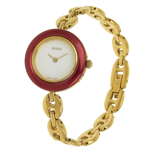 GUCCI】グッチ チェンジベゼル 腕時計 11/12.2 クオーツ – NISHIKINO