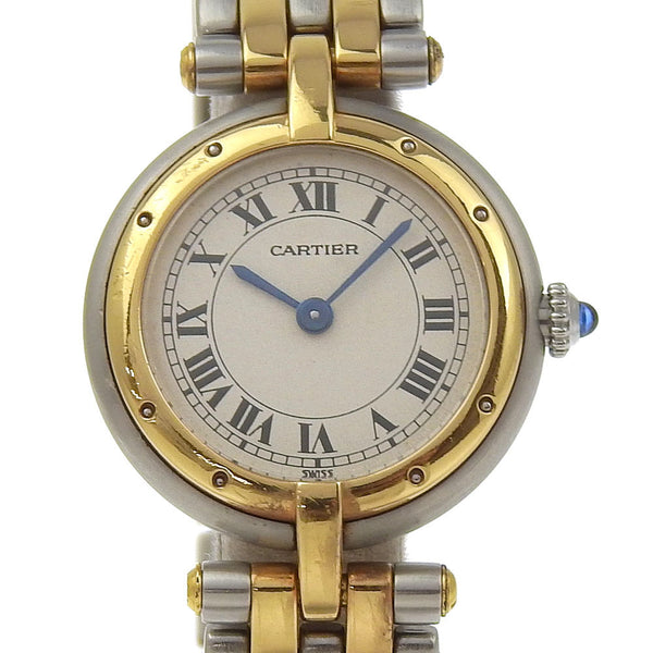 CARTIER】カルティエ パンテールSM ラウンド 腕時計 クオーツ