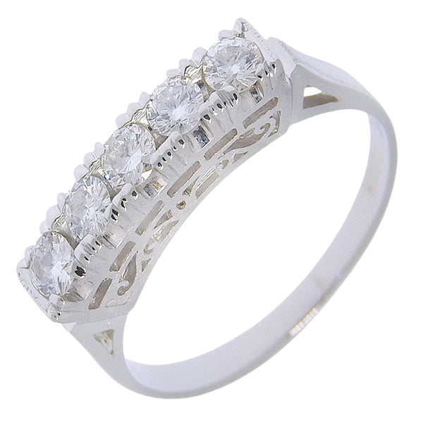 Pt900Platinum×Diamond Ring No. 11 – NISHIKINO VINTAGE KYOTO