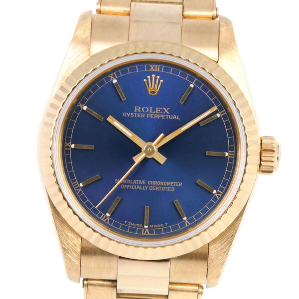 ROLEX】ロレックス オイスターパーペチュアル N番 67518 腕時計 K18