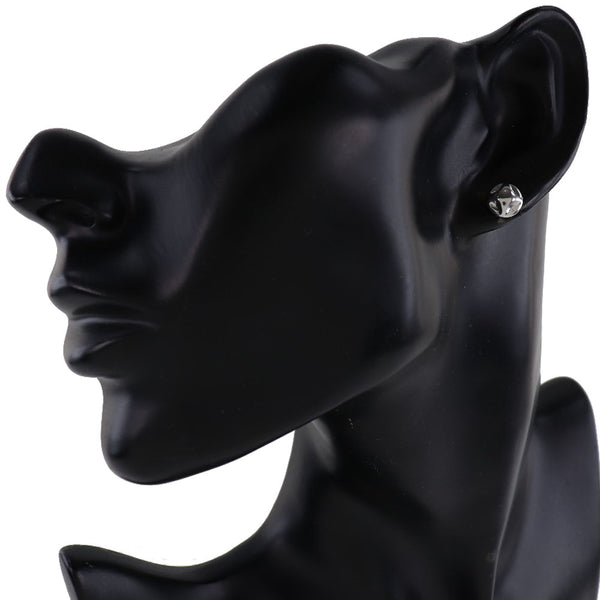 CELINE】セリーヌ スタッド 金属製 シルバー レディース ピアス A