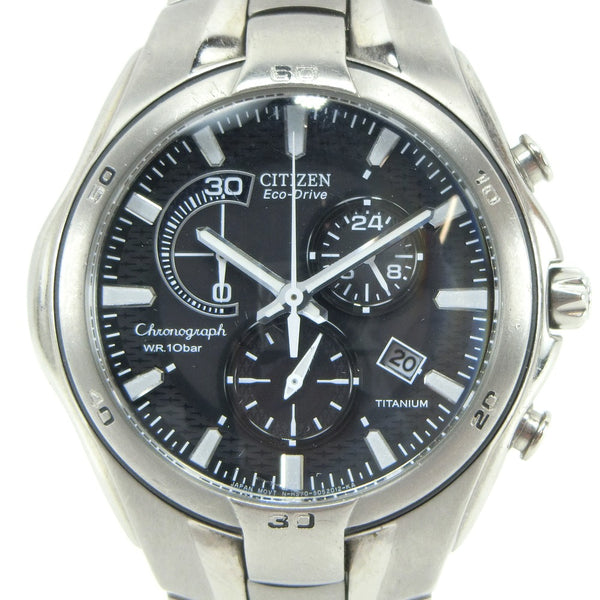 シチズン CITIZEN コレクション エコドライブ　メンズ 腕時計 クロノ CITIZEN】シチズン エコドライブ H570-S030757 腕時計 チタン エコ