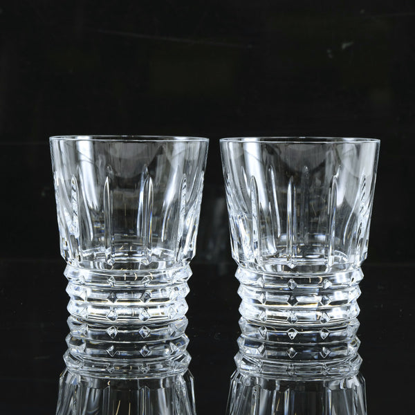 Baccarat アルルカン　クリスタル花瓶 Baccarat】バカラ アルルカン(ARLEQUIN) タンブラー×2 食器 クリスタル