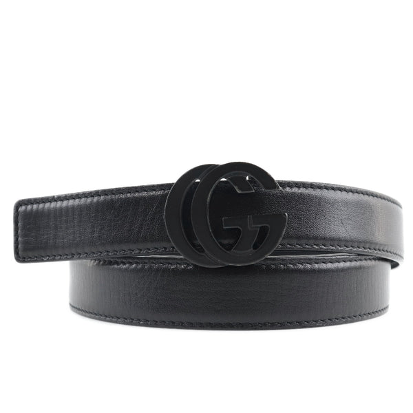 GUCCI] Gucci GG 74052 Belt Calf Black Unisex Belt – NISHIKINO
