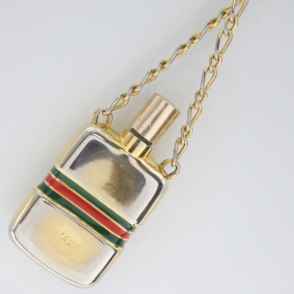 GUCCI】グッチ シェリーライン ネックレス パフュームボトル 金メッキ